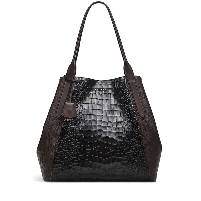  London Baylis Road 2.0 - Faux Croc, Large Open Top Tote