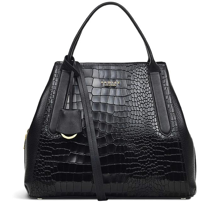  London Baylis Road 2.0 - Faux Croc, Medium Multiway Grab