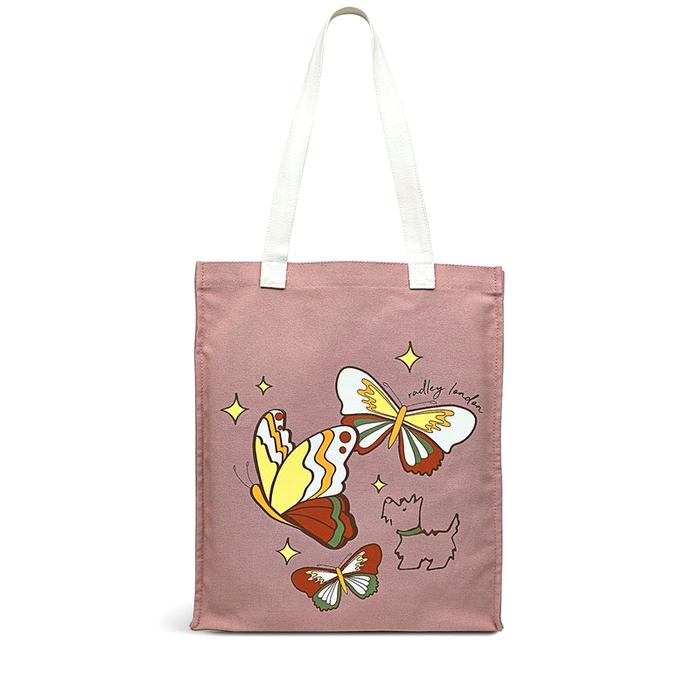  London Butterfly, Medium Open Top Tote