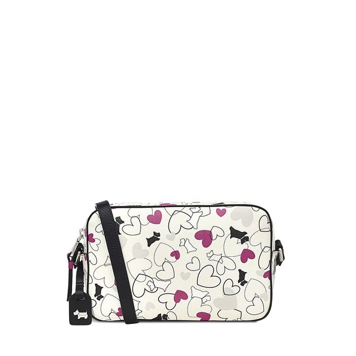  London Camo Heart Responsible, Mini Zip-Around Cross Body