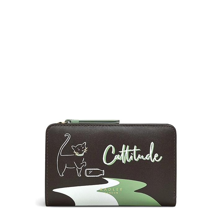  London Cattitude, Medium Bifold Purse