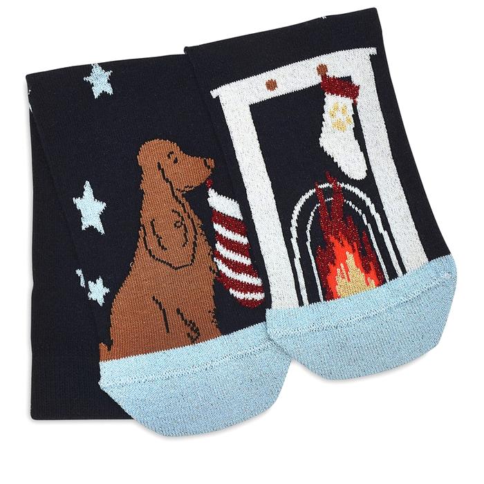  London Christmas Dogs, 1Pk Dog Socks