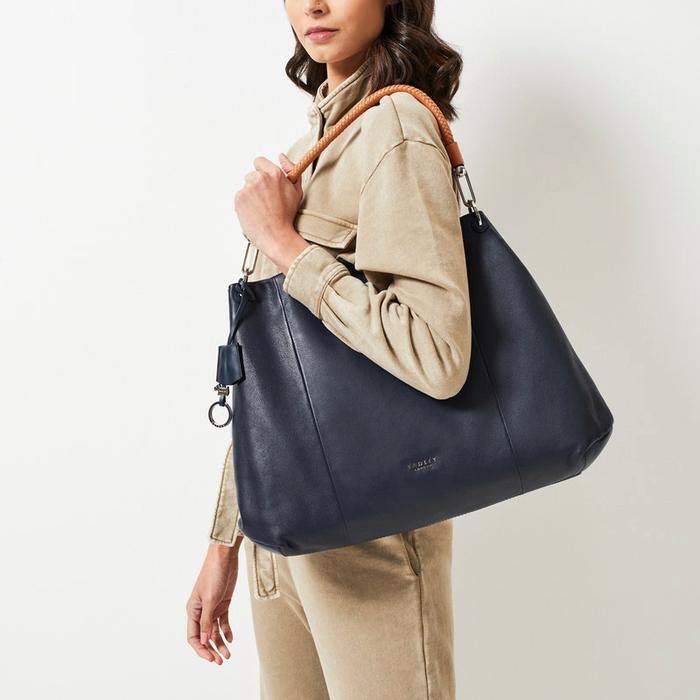  London Cuba Street, Large Zip-Top Shoulder Bag