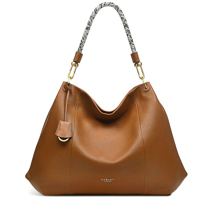  London Cuba Street, Large Zip-Top Shoulder Bag