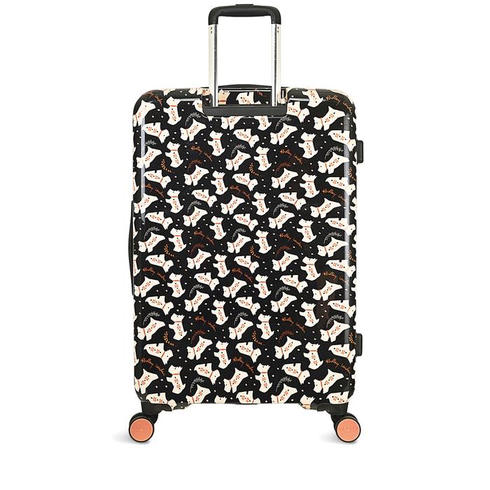  London Dotty Dog, 4 Wheel Large Suitcase