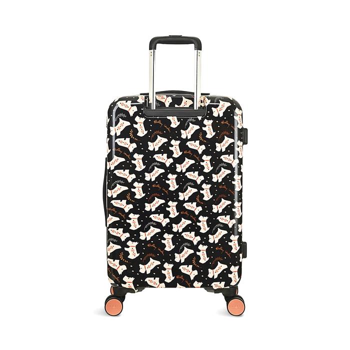  London Dotty Dog, 4 Wheel Medium Suitcase