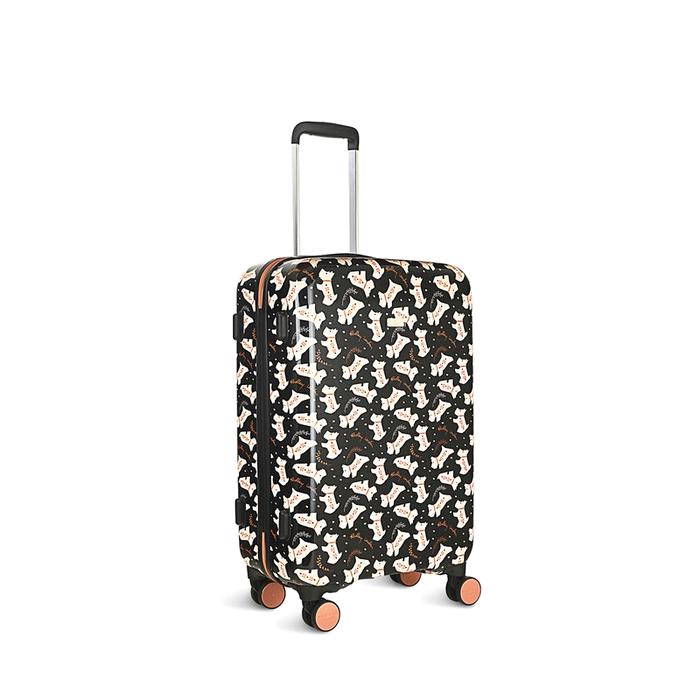  London Dotty Dog, 4 Wheel Medium Suitcase