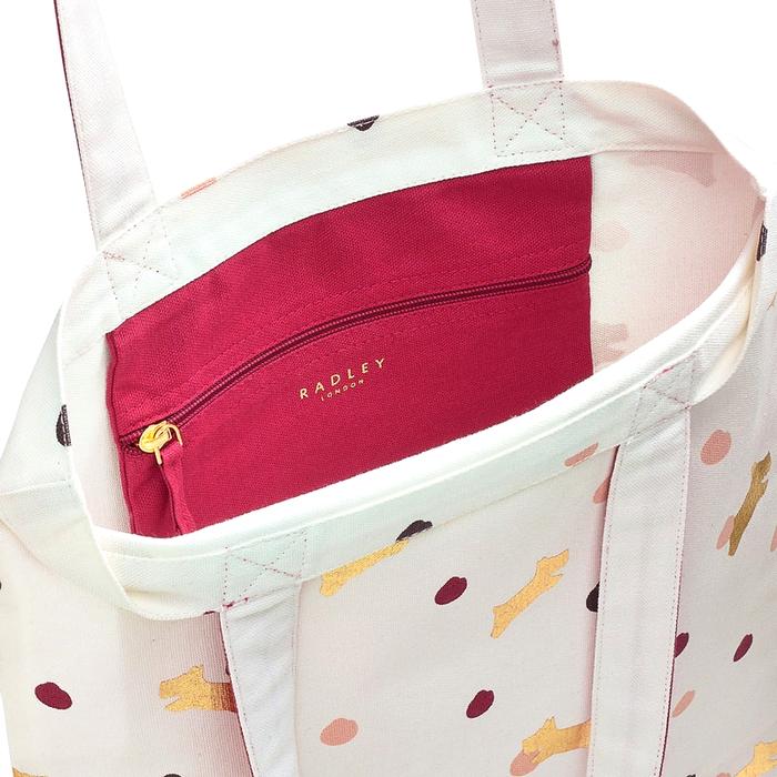  London Dotty Dog, Medium Tote