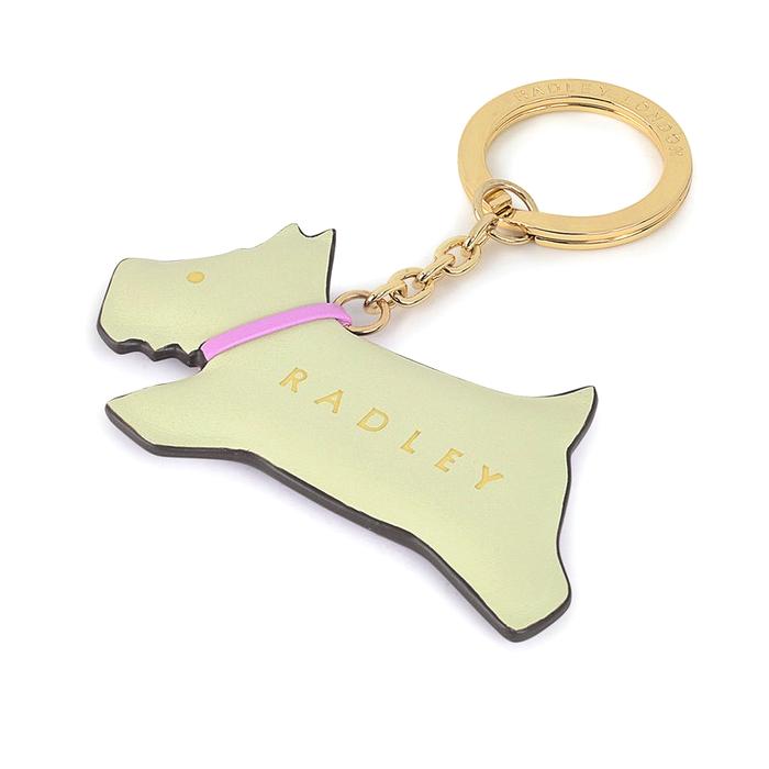  London Double Trouble Radley, Leather Keyring