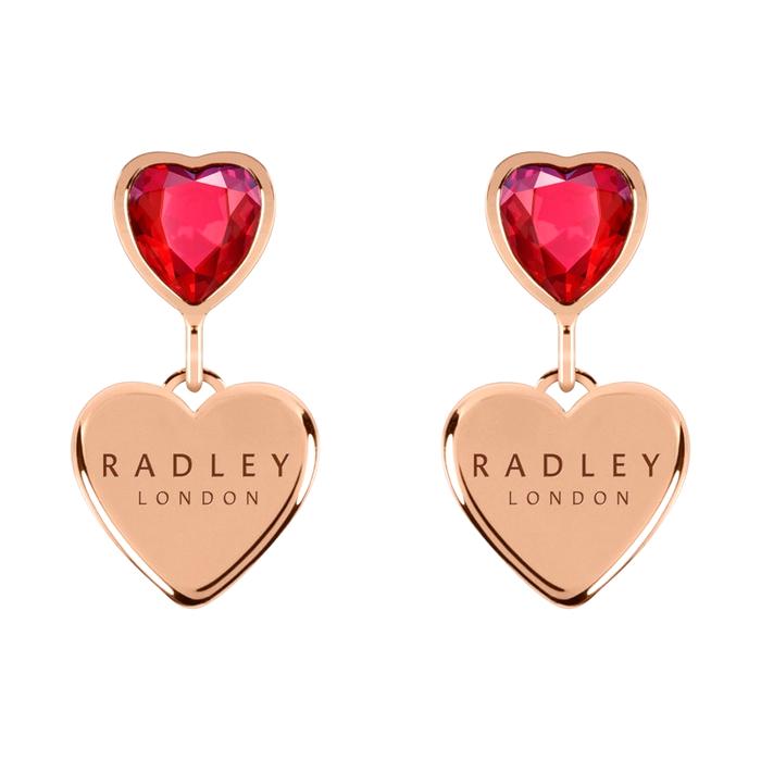  London Esher Street, Heart Drop Earrings