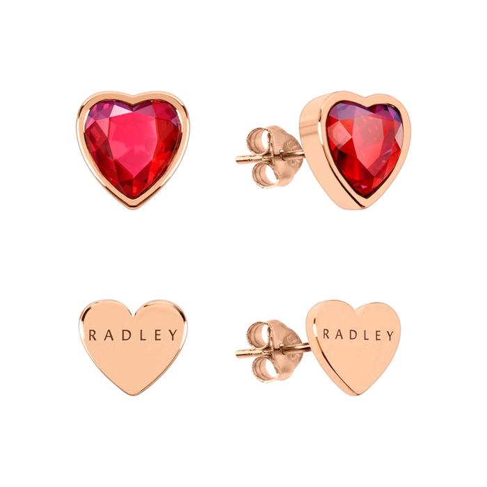  London Esher Street, Heart Twin Pack Earrings