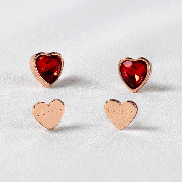  London Esher Street, Heart Twin Pack Earrings