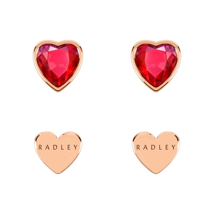  London Esher Street, Heart Twin Pack Earrings