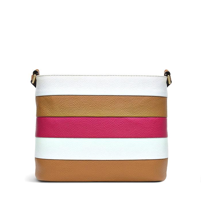  London Farringdon - Stripe, Small Ziptop Crossbody