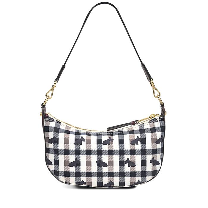  London Finsbury Park - Checked Dog, Small Zip-Top Shoulder Bag