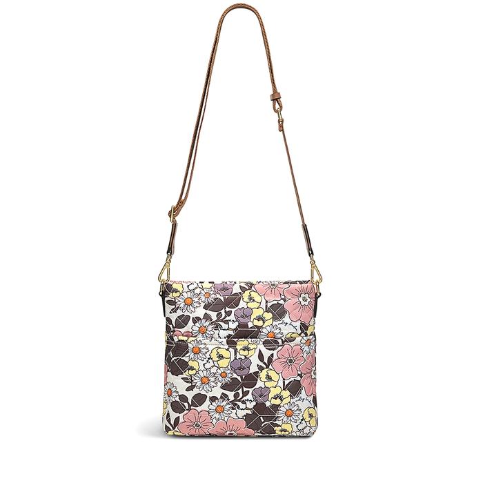  London Finsbury Park '60s Floral Quilt, Small ZipTop Cross Body Bag