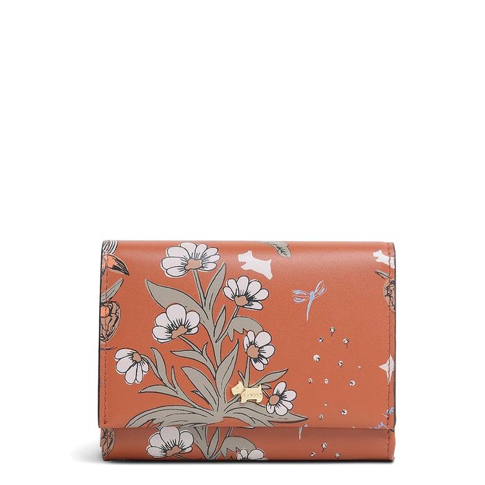  London Folk Print, Medium Flapover Purse