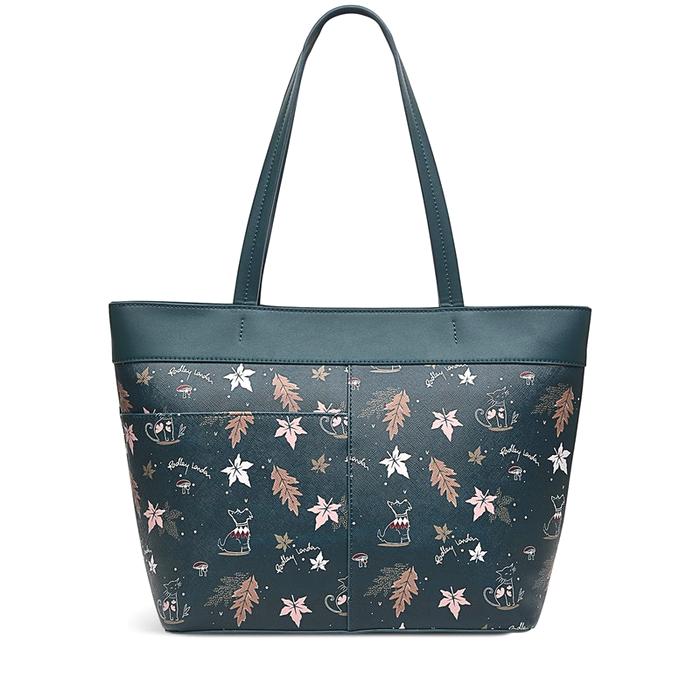  London Forest Friends, Large Zip-Top Tote Bag