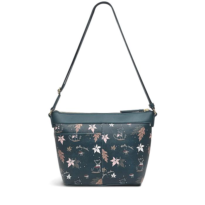  London Forest Friends, Medium Zip-Top Cross Body Bag