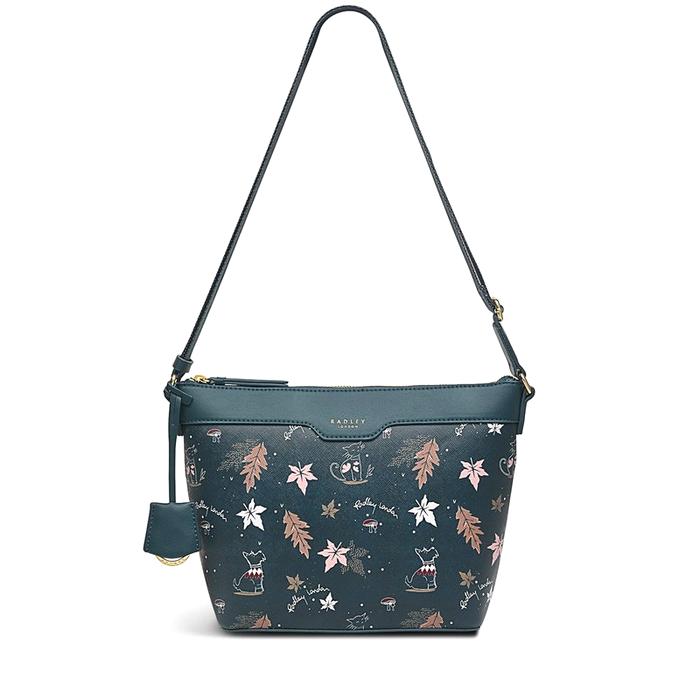  London Forest Friends, Medium Zip-Top Cross Body Bag