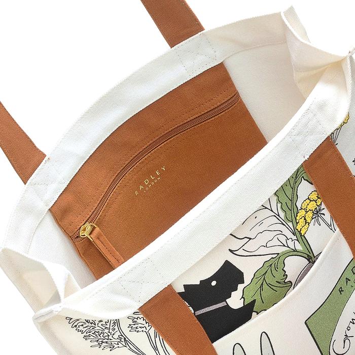  London Gardening, Medium Open Top Tote Bag