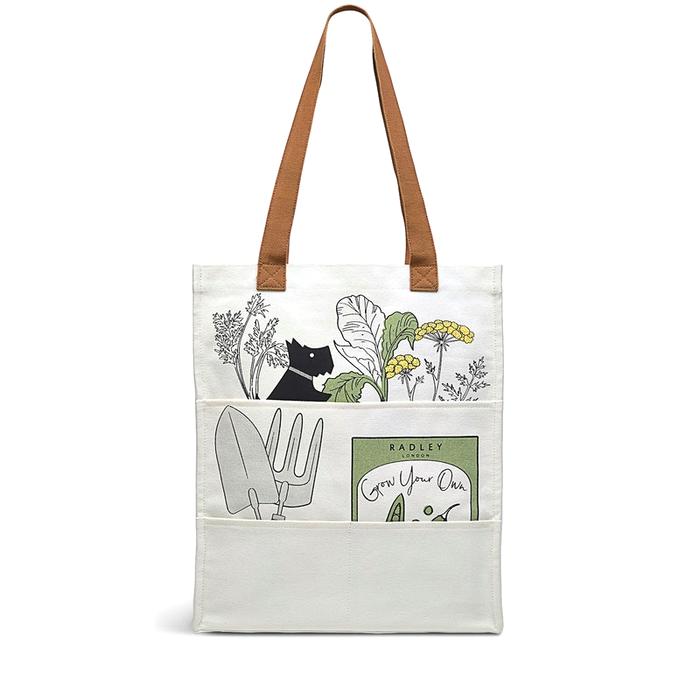  London Gardening, Medium Open Top Tote Bag