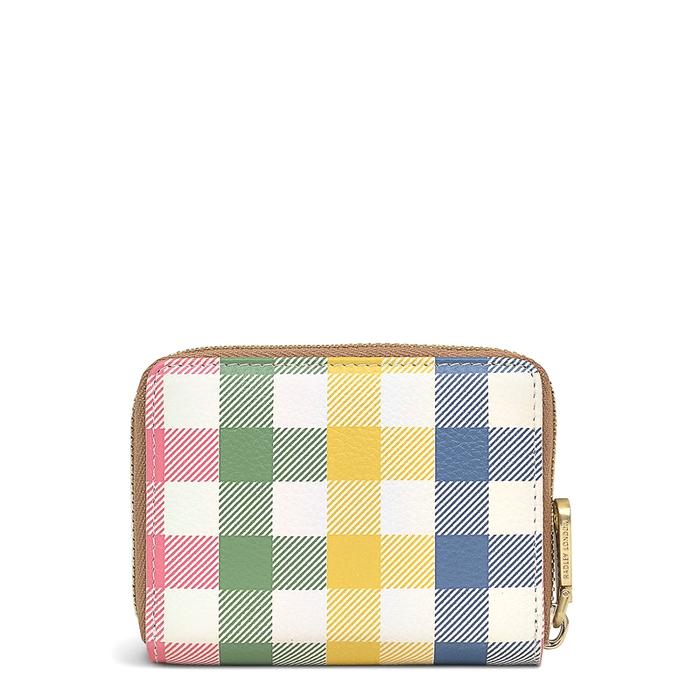  London Gingham, Small Zip Around Purse