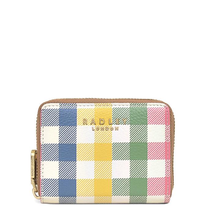  London Gingham, Small Zip Around Purse