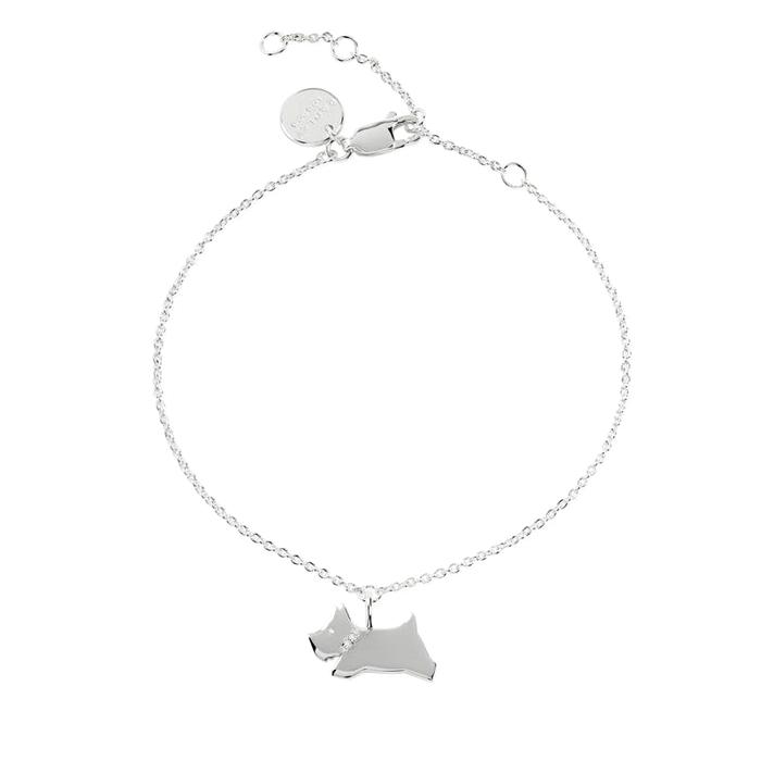  London Hatton Gardens, Leaping Dog Bracelet With Diamonds