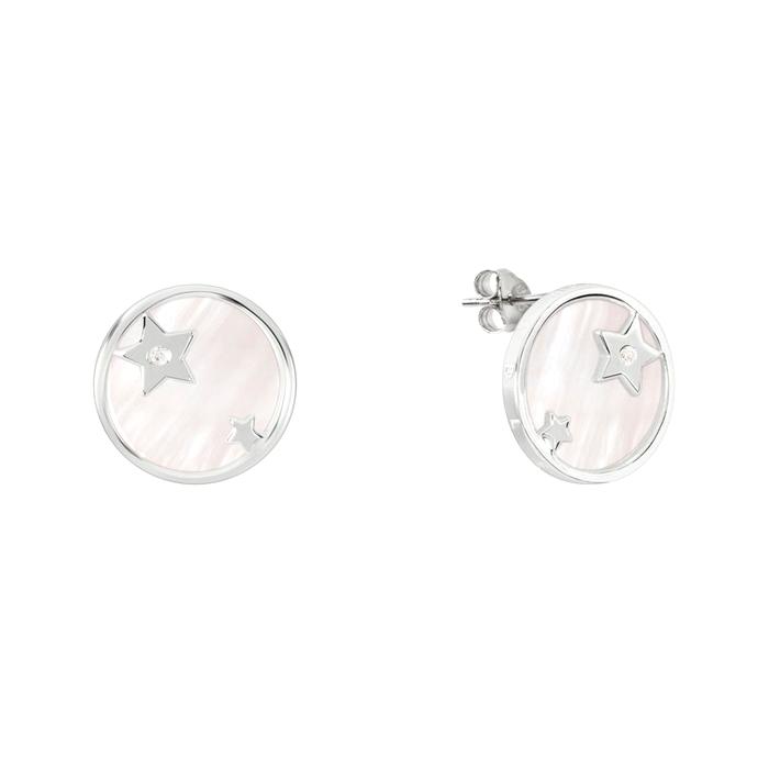  London Hatton Gardens, Star Earrings With Diamonds