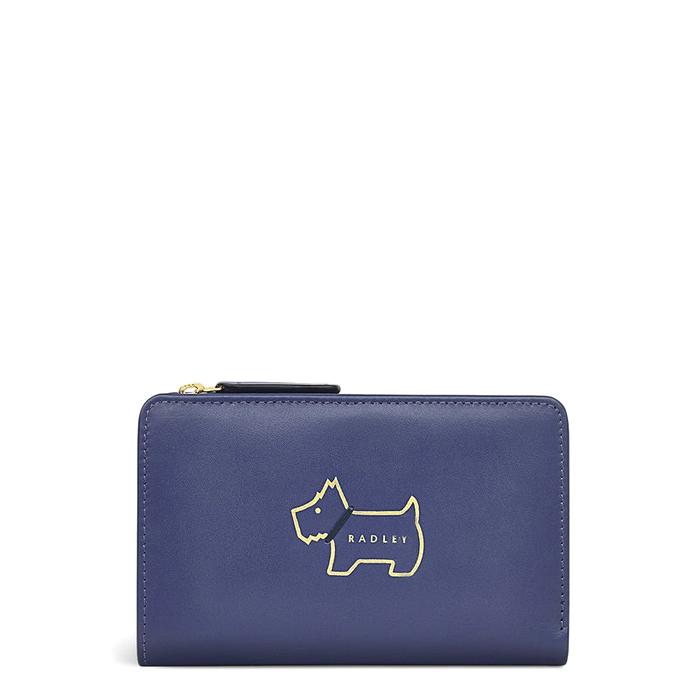  London Heritage Dog Outline, Medium Bifold Purse