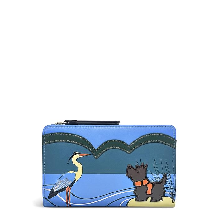  London Heron And The Dog, Medium Bifold Purse