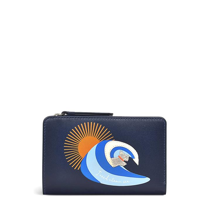  London I Need Vitamin Sea, Medium Bifold Purse