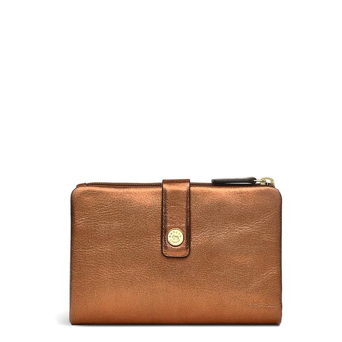  London Larkswood - Metallic, Medium Bifold Purse