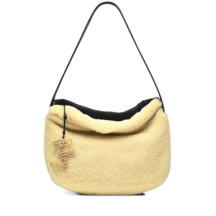  London Lewis Lane - Shearling, Medium Drawstring Shoulder