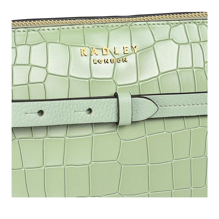  London Liverpool Street 2.0 - Faux Croc, Medium Zip-Top Cross Body