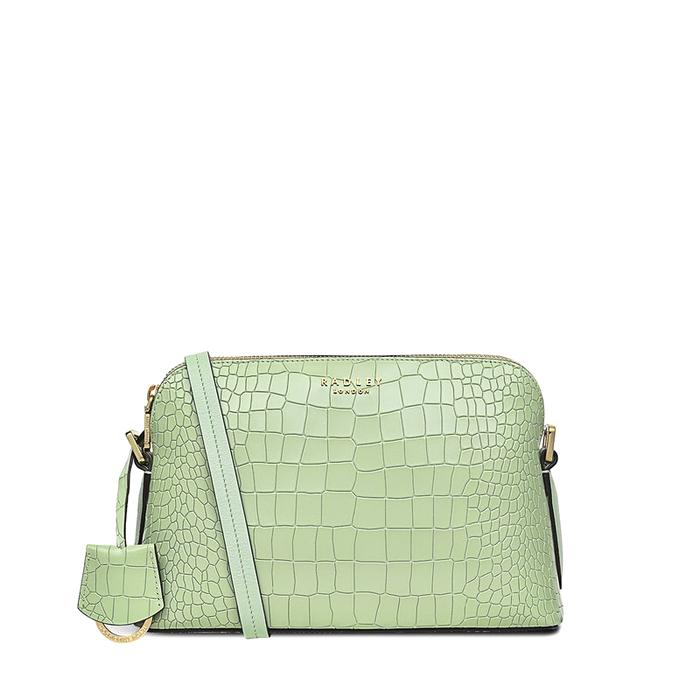  London Liverpool Street 2.0 - Faux Croc, Medium Zip-Top Cross Body