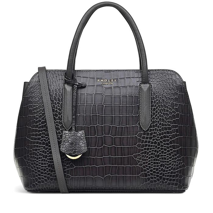  London Liverpool Street 2.0 - Faux Croc, Medium Zip-Top Multiway Bag