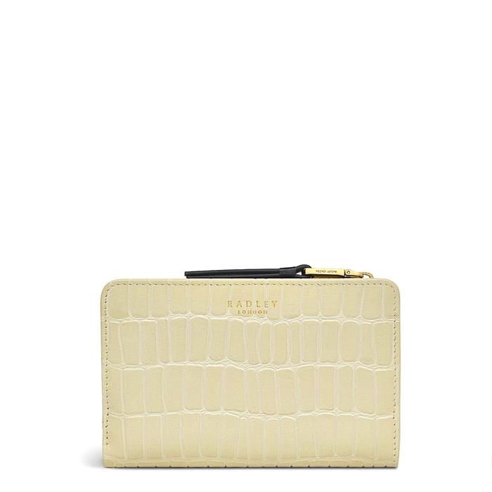  London Liverpool Street - Faux Croc, Medium Bifold Purse