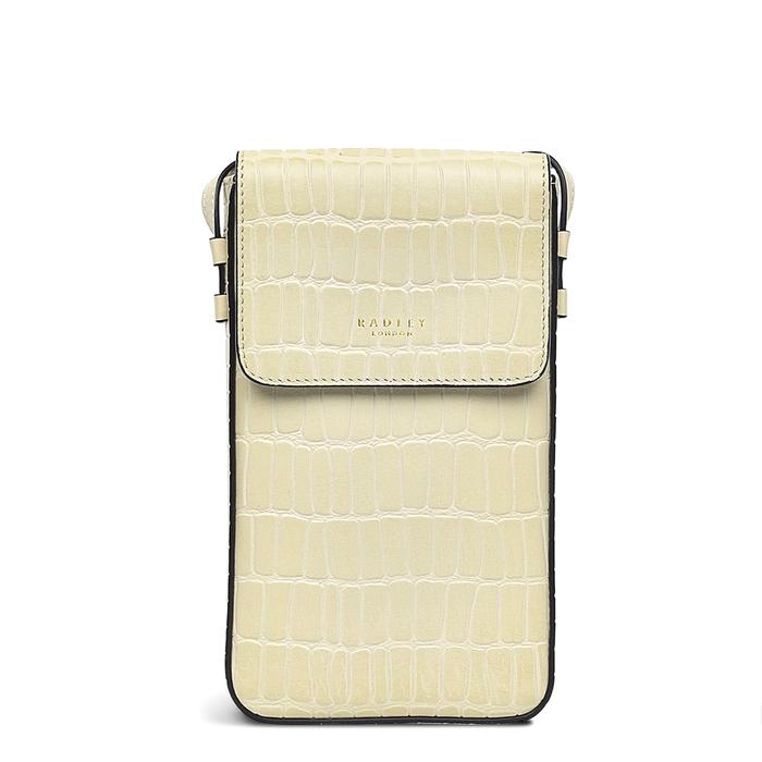  London Liverpool Street - Faux Croc, Medium Phone Crossbody