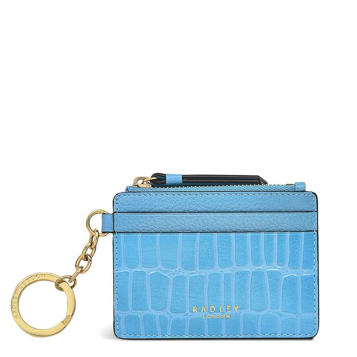  London Liverpool Street - Faux Croc, Small Keyring Cardholder