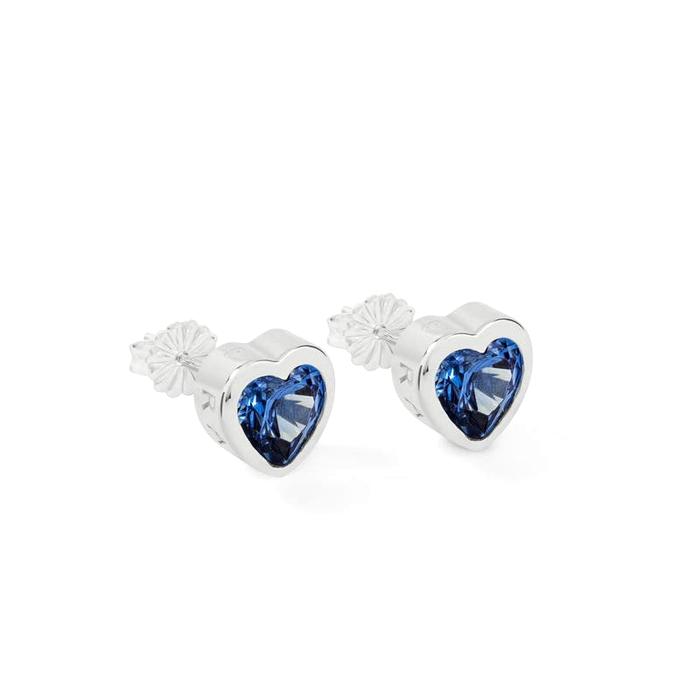  London Love Radley, Blue Stone Heart Earrings