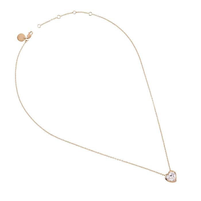  London Love Radley, Clear Stone Heart Necklace