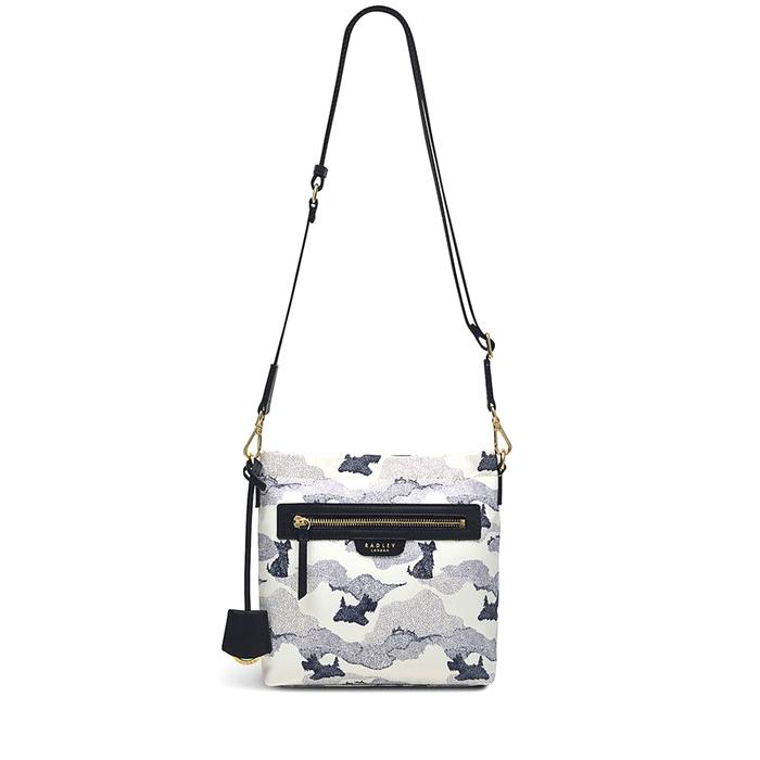  London Maple Cross - Head In The Clouds, Small Zip-Top Cross Body Bag