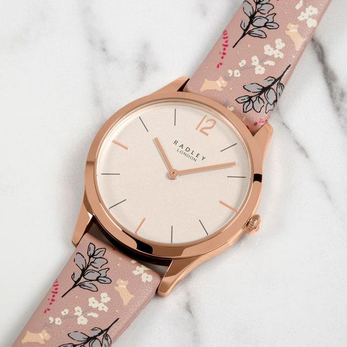  London Meadow Floral, 35Mm Case Watch