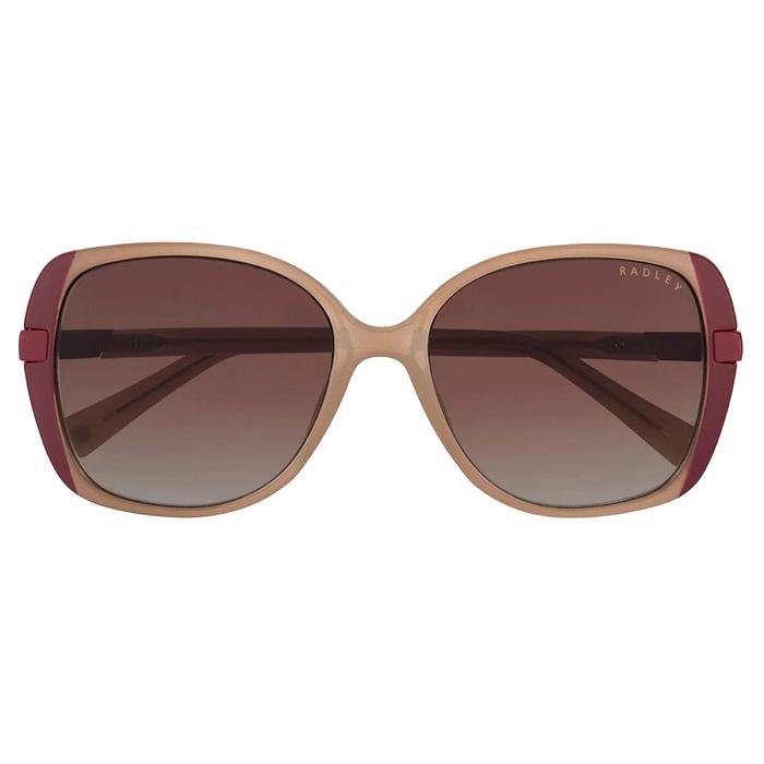  London Morwenna, Over Sized Metal Trim Sunglasses