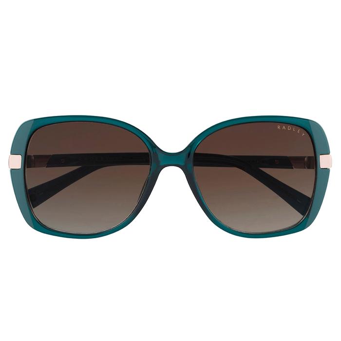  London Morwenna, Over Sized Metal Trim Sunglasses