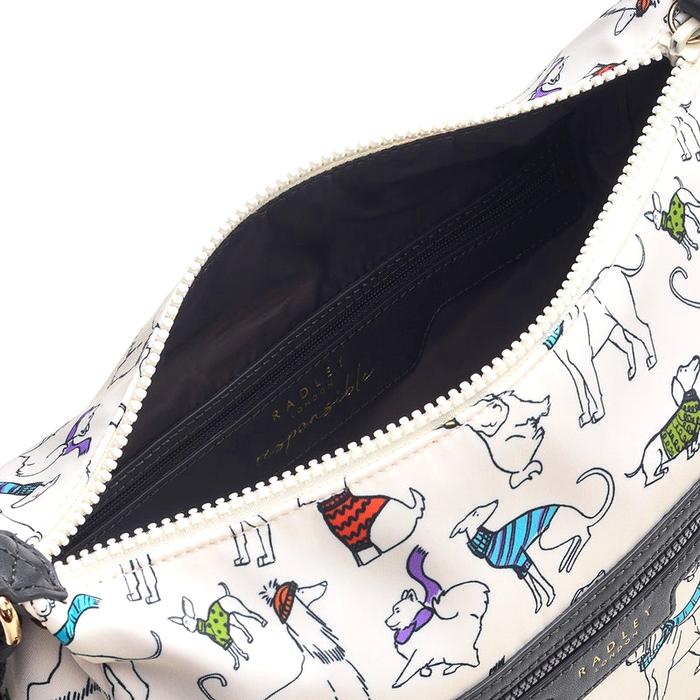  London Off On An Adventure, Medium ZipTop Cross Body Bag