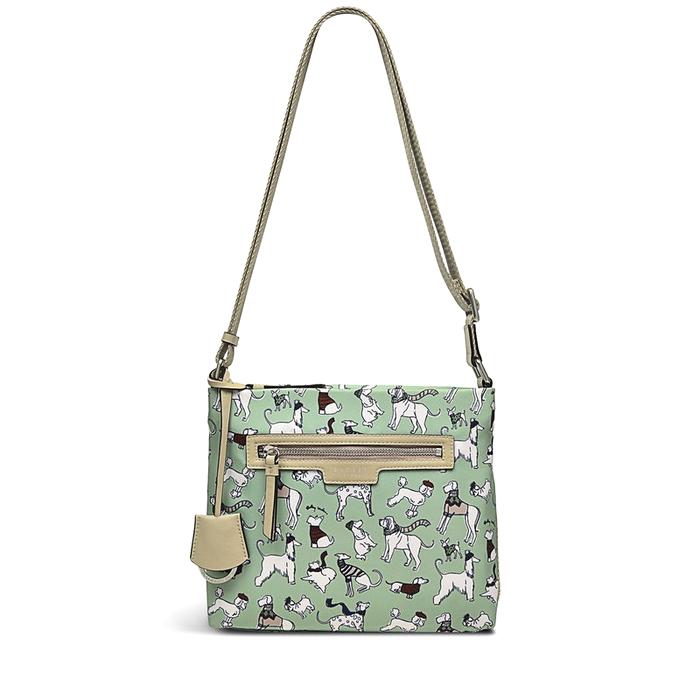  London Off On An Adventure, Small Ziptop Crossbody