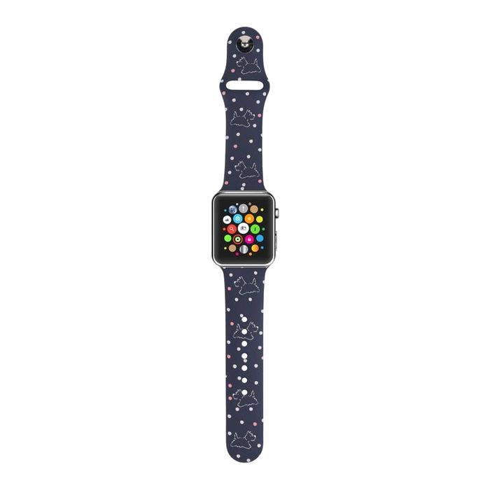  London Orchard Way, Printed Silicone Strap Compatible With 38/40/41Mm Apple Watch